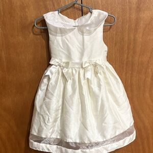 Elegant off White Kids Dress